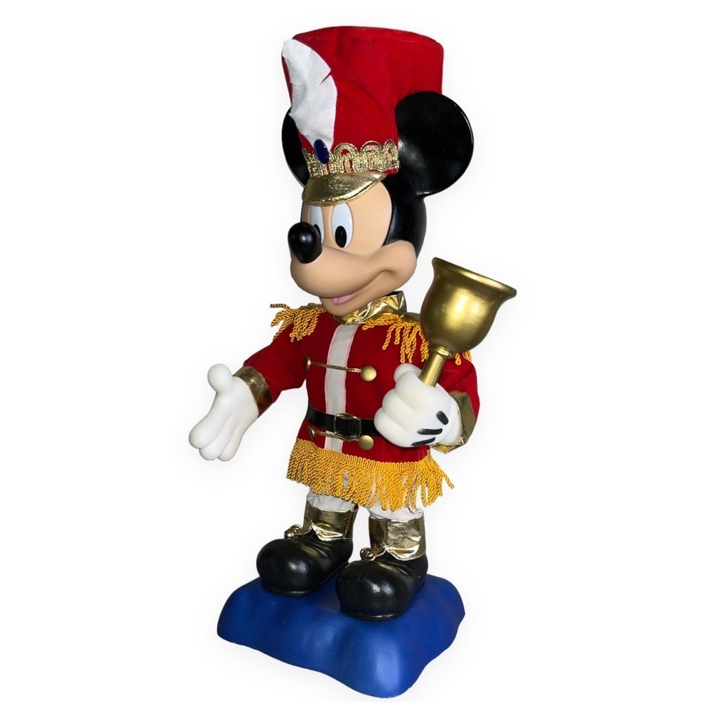Vintage Disney‎ Telco Mickey Mouse Marching Band Animated 1996 Christmas Tested